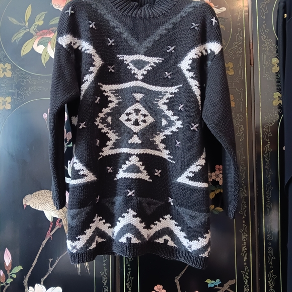 Marisa Christina Gray Knit Sweater - Picture 6 of 10